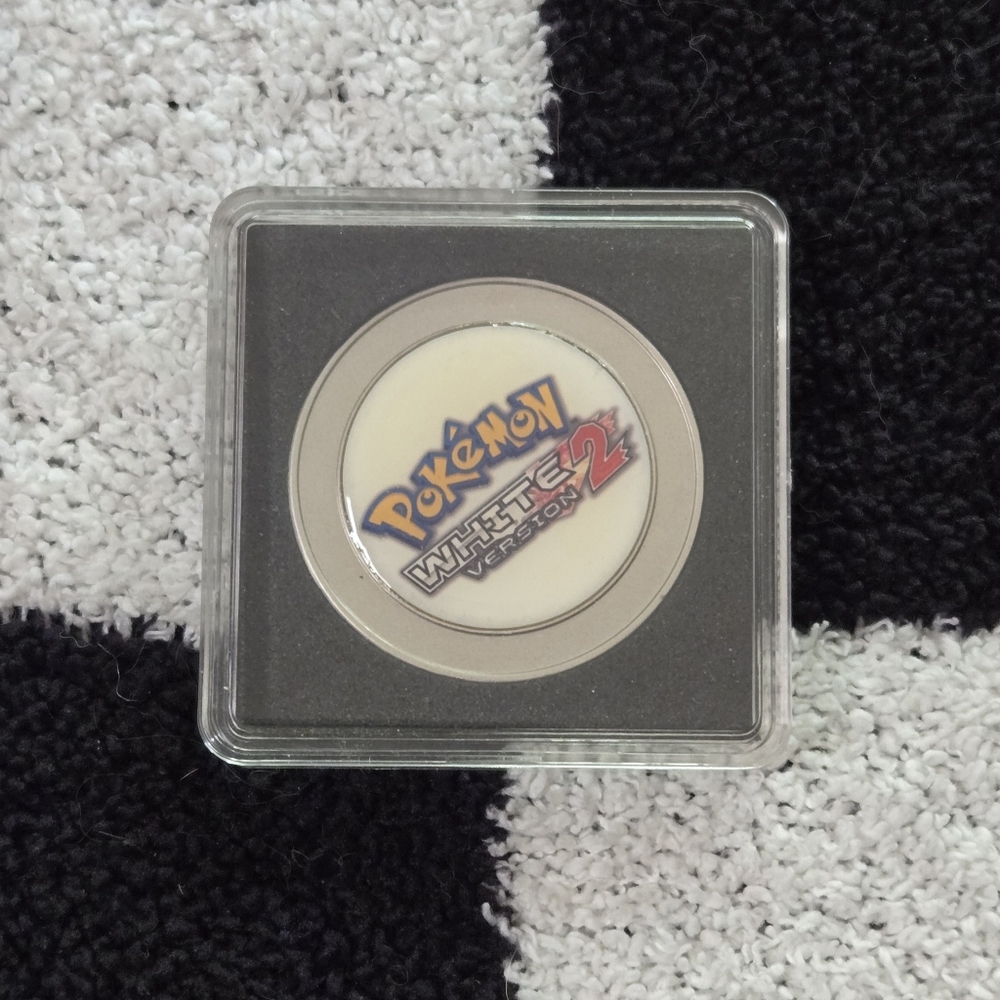 Pokemon White Version 2 collector coin